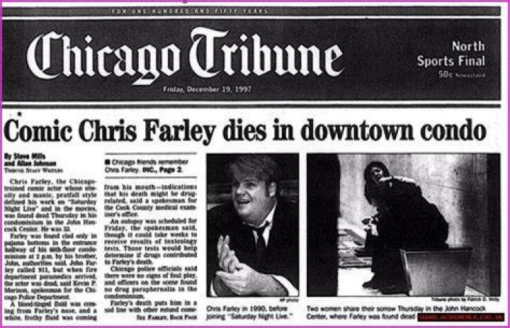 A Deeper Look Into The Tragic Death Of Chris Farley
