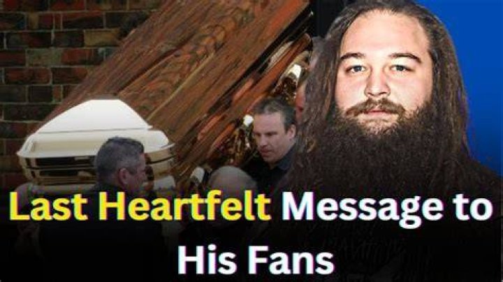 Bray Wyatt's Final Words: A Chilling Farewell And A Mysterious Promise