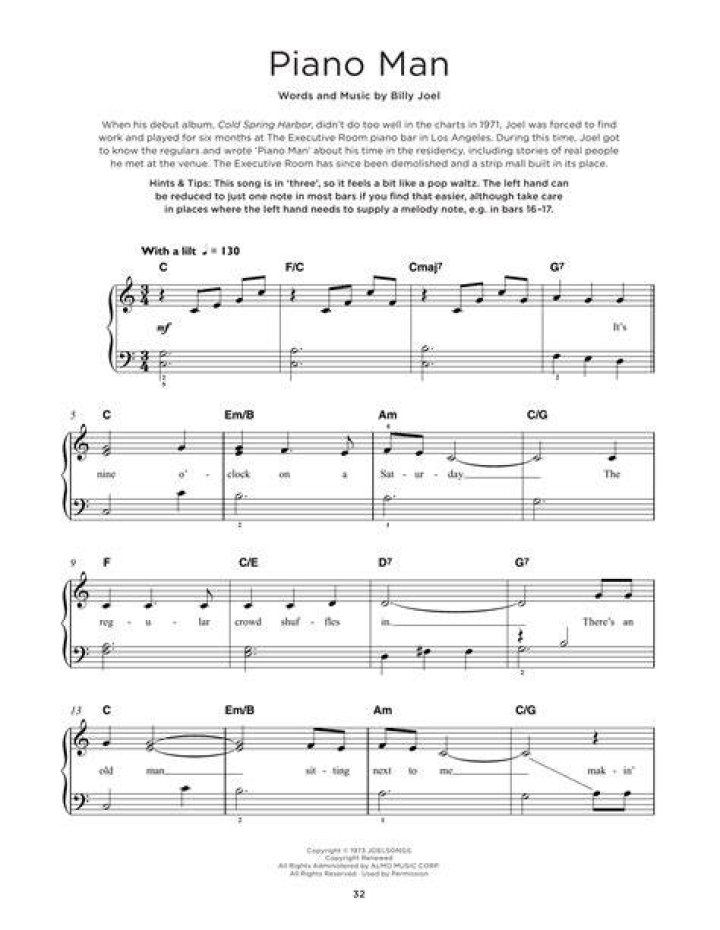Discover The Timeless Lyrics Of "Piano Man": A Journey Through Heart And Soul
