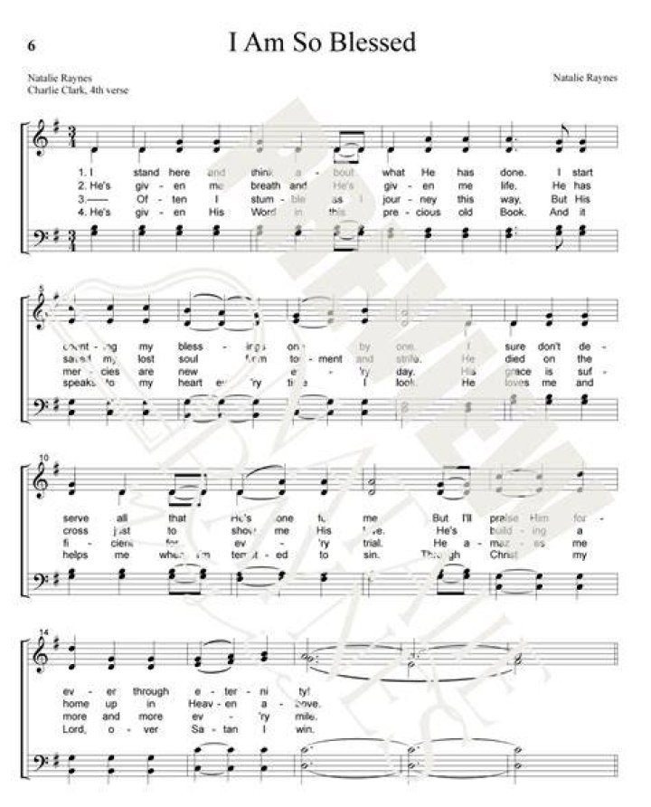 Discover The Uplifting Lyrics Of "I Am Blessed"