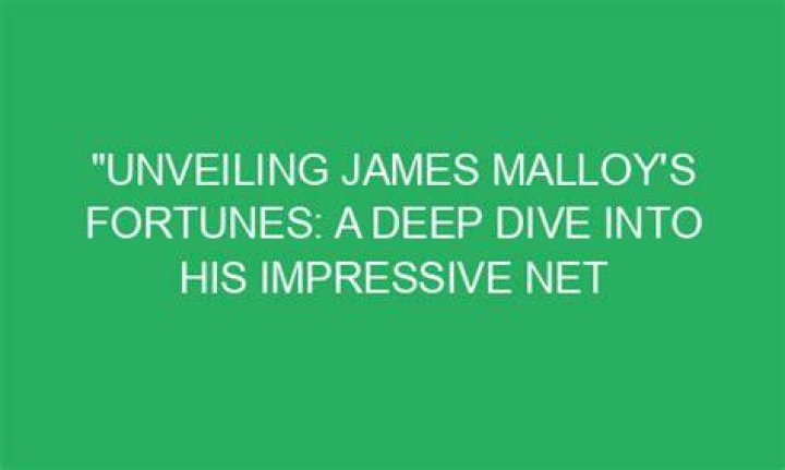 Dive Into His Impressive Net Worth