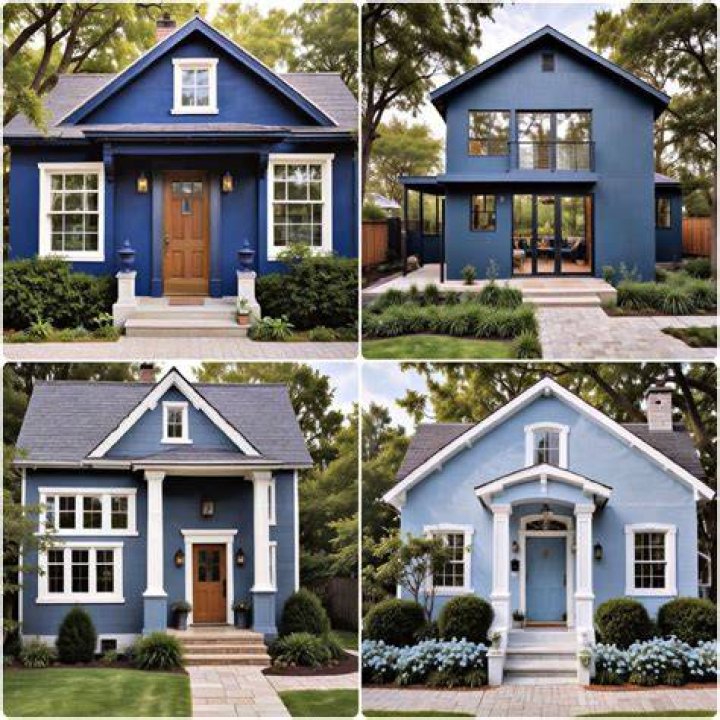 Famous Faces Painting Houses Blue: The Latest Celebrity Trend