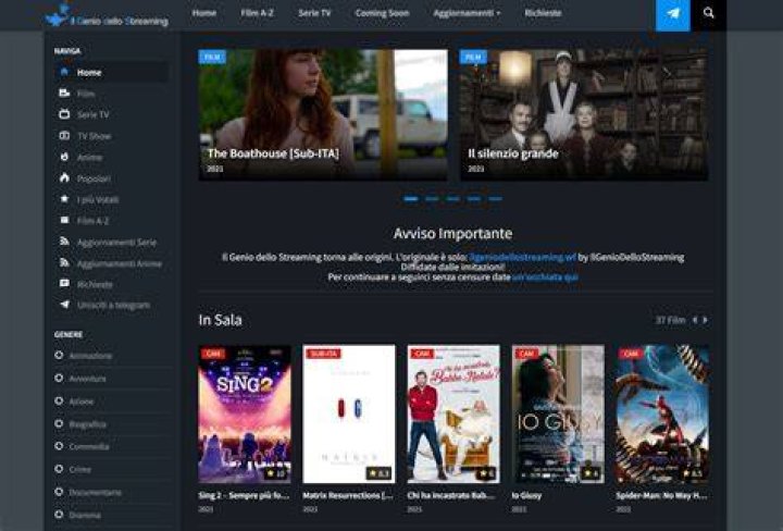 Find The Latest Ilgeniodellostreaming Nuovo Indirizzo