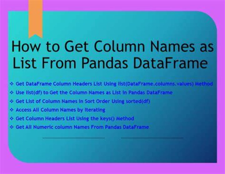 Introducing The Essential Guide To Dataframe Column Names