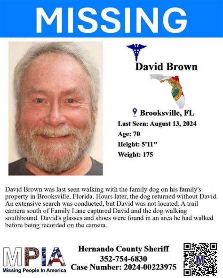 Missing Person Found: Ralph Brown Located
