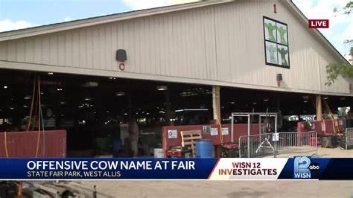 Offensive Cow Name Stirs Controversy At Wisconsin State Fair