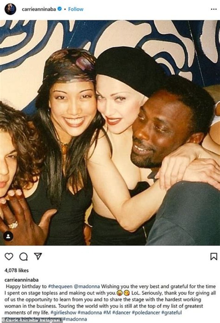 Renowned Choreographer And Television Personality: Carrie Anne Inaba