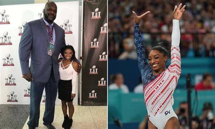 Shaquille O'Neal And Simone Biles Strike Iconic Pose: A Photo To Remember