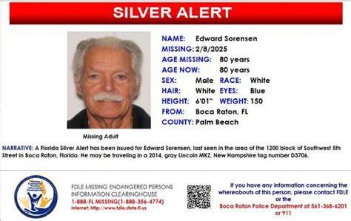 Silver Alert Issued For Missing Person: Jackson Simmons