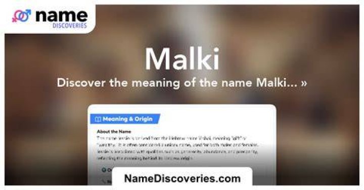 The Majestic Malki: Unlocking The Regal Meaning Behind "Malki"