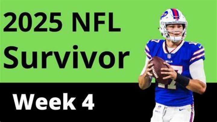 The Ultimate Guide To NFL Survivor Week 4