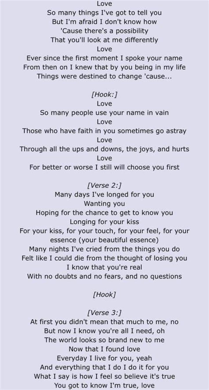 Top Lyrics Of Soulchild's "Love Musik" For Your Soul