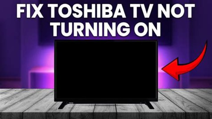 Toshiba TV Not Turning On? Here's Why And How To Fix It