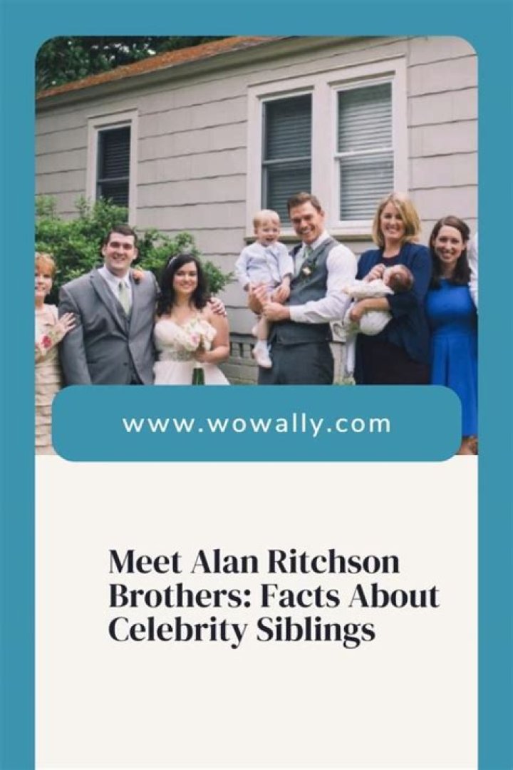 Uncover The Hidden Connections: Explore Alan Ritchson's Siblings
