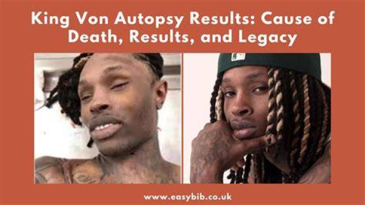 Uncovering The Truth: Examining The Autopsy Of King Von