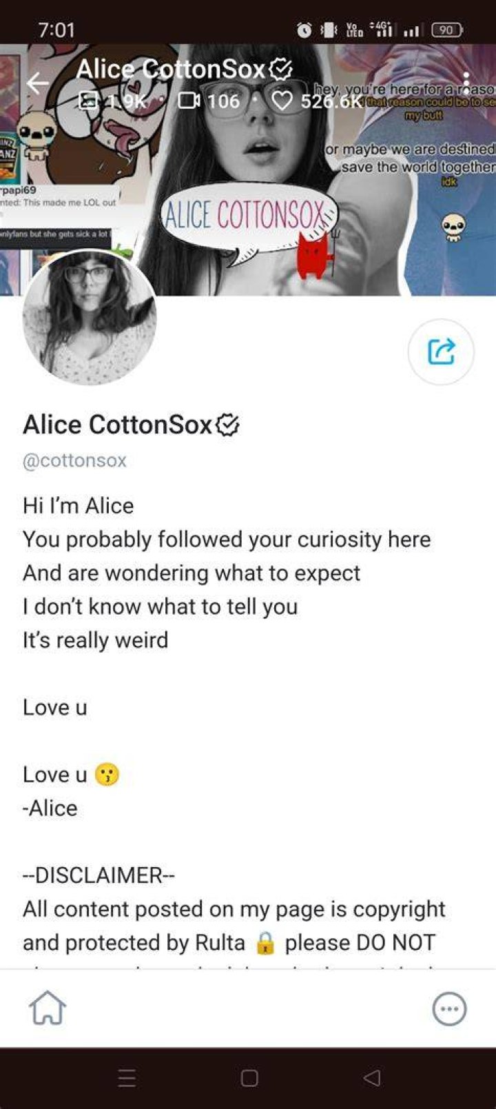 Unlock Exclusive Content With Alice Cottonsox's OnlyFans