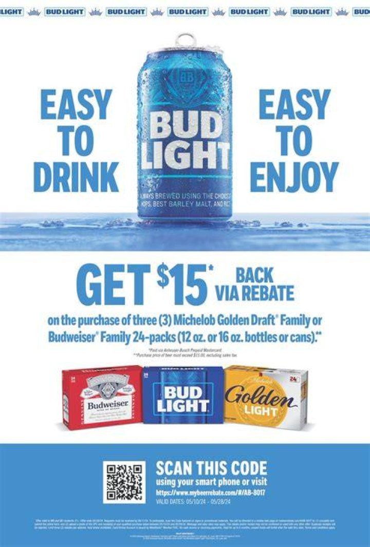 Unlock Your $15 Bud Light Rebate Today!