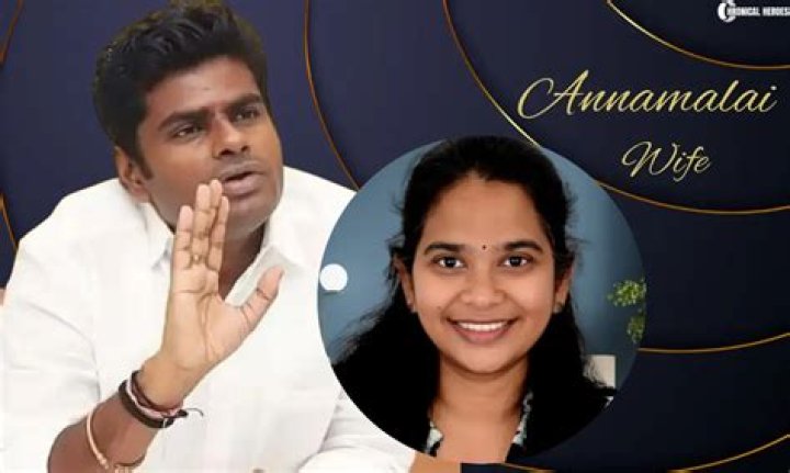 Unveiling The Personal Life Of K Annamalai: Meet His Wife