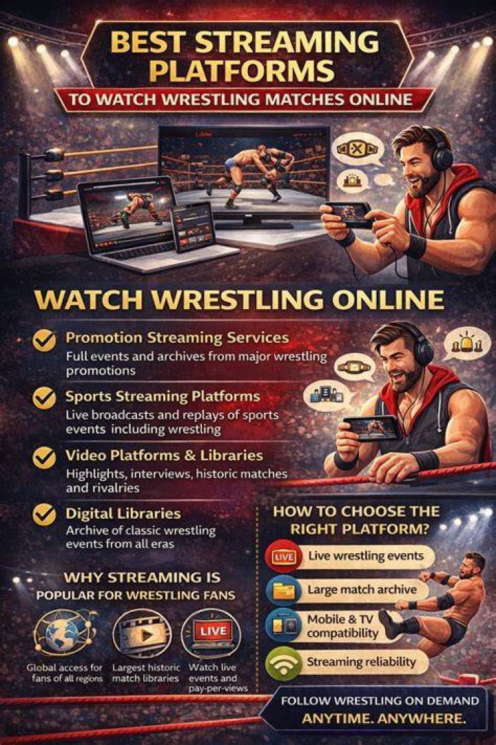 Watch Live Wrestling Matches Online Today - Stream Instantly