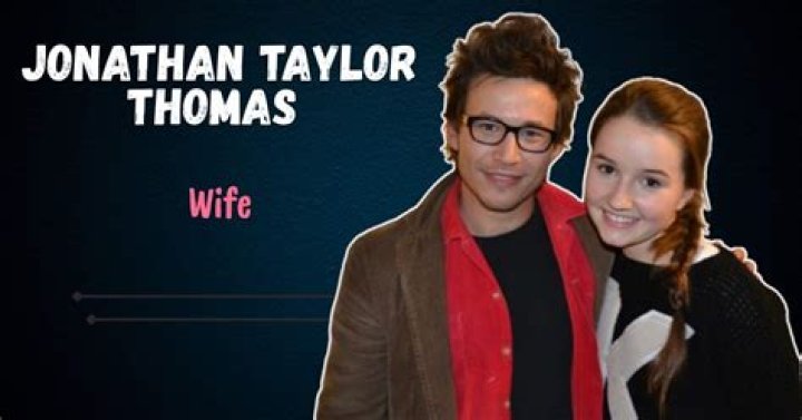 Who's The Lucky Lady In Jonathan Taylor Thomas' Life? His Wife Revealed